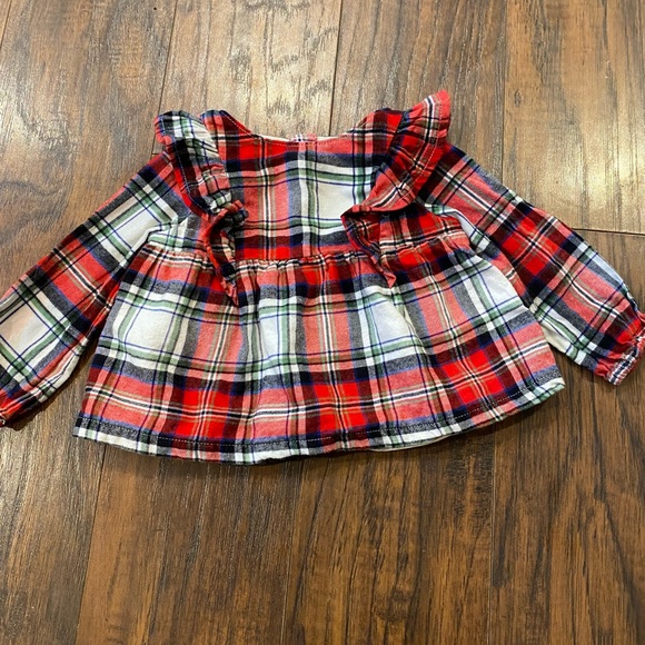 Sister Set!! 5T and 6/9 months! Holiday/ Christmas Dress Cat & Jack - Picture 4 of 7